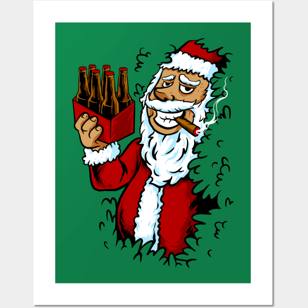 bad santas Wall Art by spoilerinc